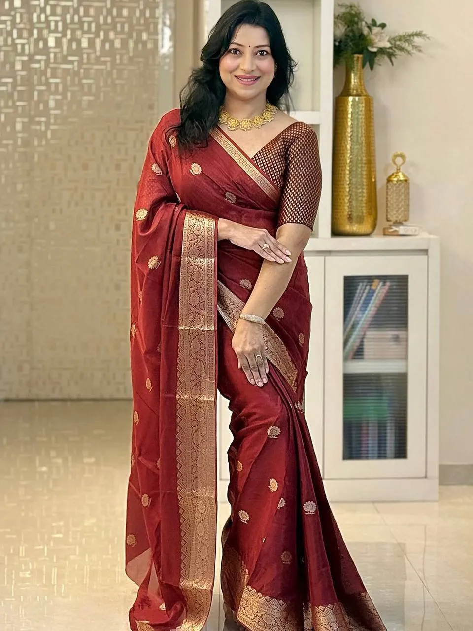Rani 6086 Banarasi Silk Zari Work Wedding Saree Wholesale Market in Surat