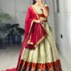 WMT 8151 Silk Zari Weaving Work Navratri Chaniya Choli