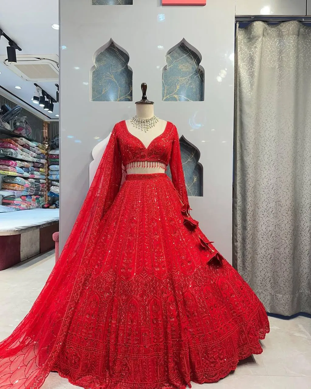 SBD 1770 Net Sequence Work Lehenga Choli Exporters in India