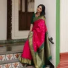 Rani 278 Soft Lichi Silk South Style Saree Exporter Online