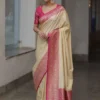 Rani 279 Lichi Silk Jacquard Work Wedding Saree Manufacturer in india
