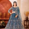 DKT 5161 Net Embroidery Work Wedding Designer Lehenga Choli