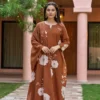 ATQ Premium Muslin Printed Office Wear Readymade Dress