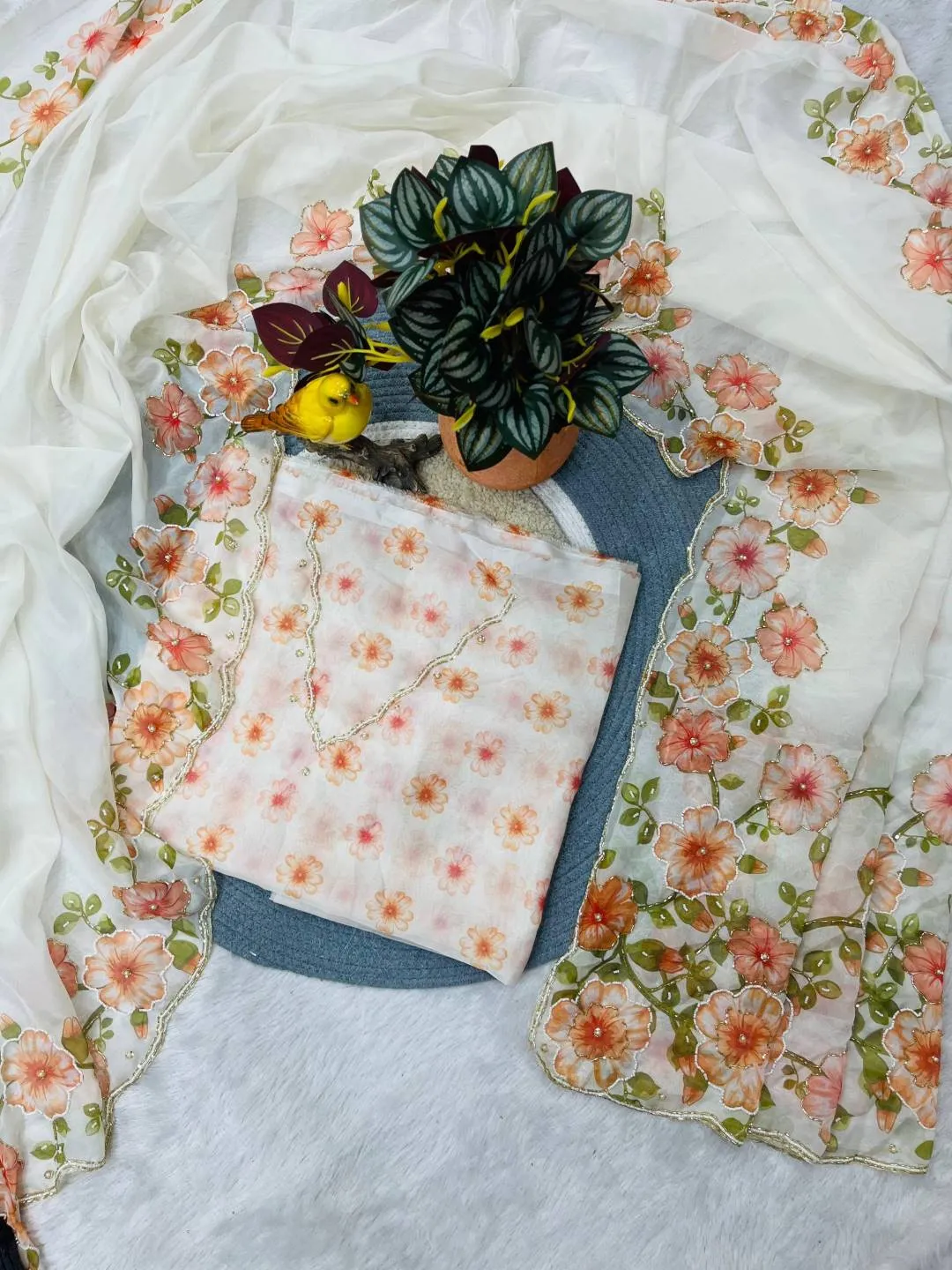 Launching RBC Najakat Crystal Organza Printed Hand Work Saree Collection 2026