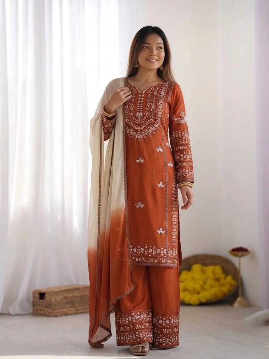 Stylish Sabina 888 Rayon Cotton Embroidery Party Wear Pakistani Suit 2026