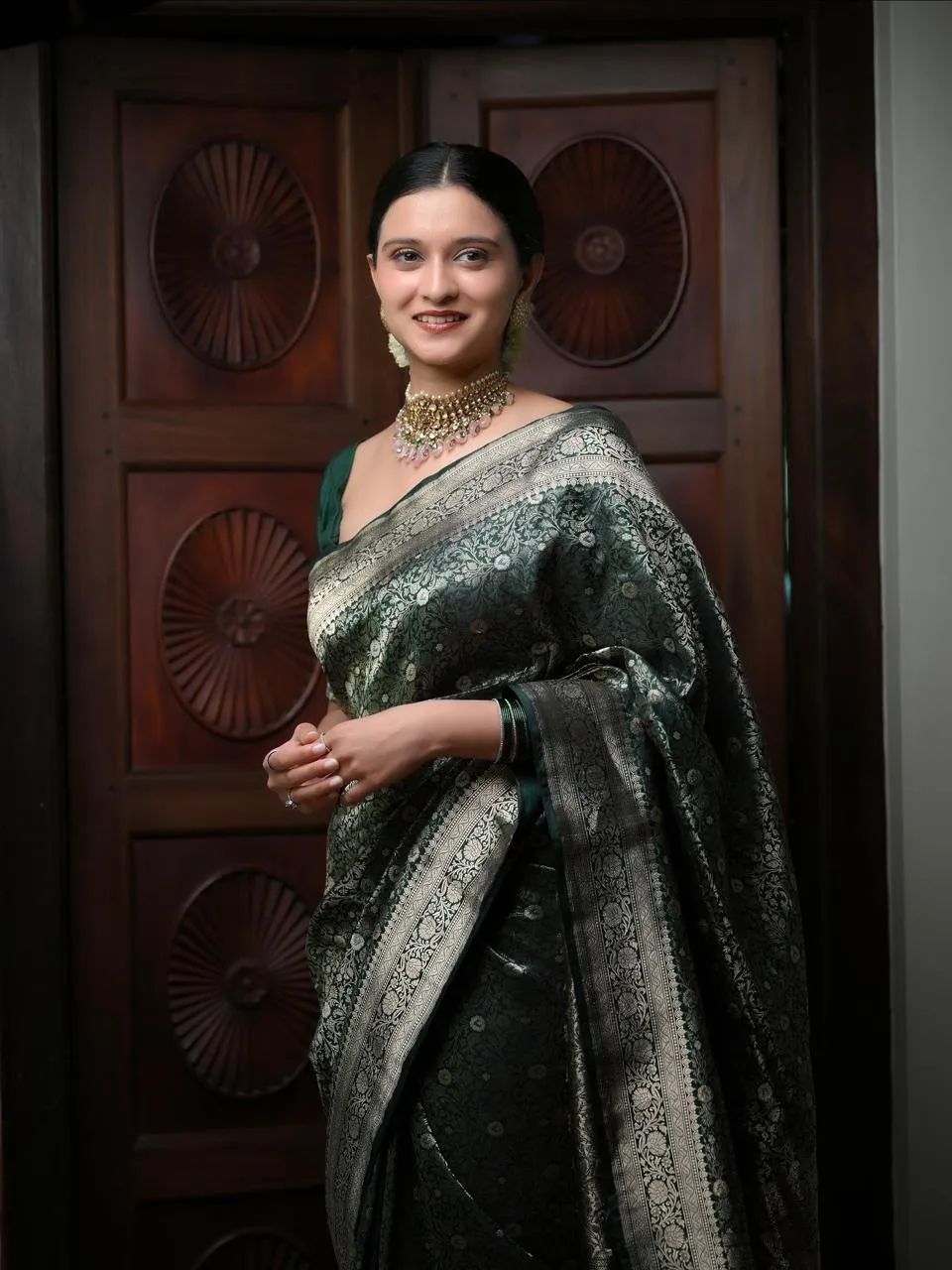 LFK 5340 Banarasi Soft Silk Zari Work Saree Wholesale Market in Surat