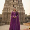ZT 211 Vichitra Silk Hand Work Festival Gown Collection