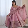 Latest Sabina 5016 Roman Silk Embroidery Work Wedding Anarkali Gown 2026