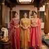 ZT 226 Mrunal Tissue Silk Embroidery Work Wedding Gown Dupatta Collection
