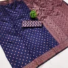 Stylish LFK 5343 Banarasi Soft Silk Zari Work Jacquard Party Wear Saree 2026