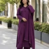 ATQ 1007 Rayon Cotton Sequence Embroidery Office Wear Readymade Dress