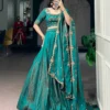WMN 1446 Aaruni Nc Silk Plain Party Wear Lehenga Choli Exporter Online