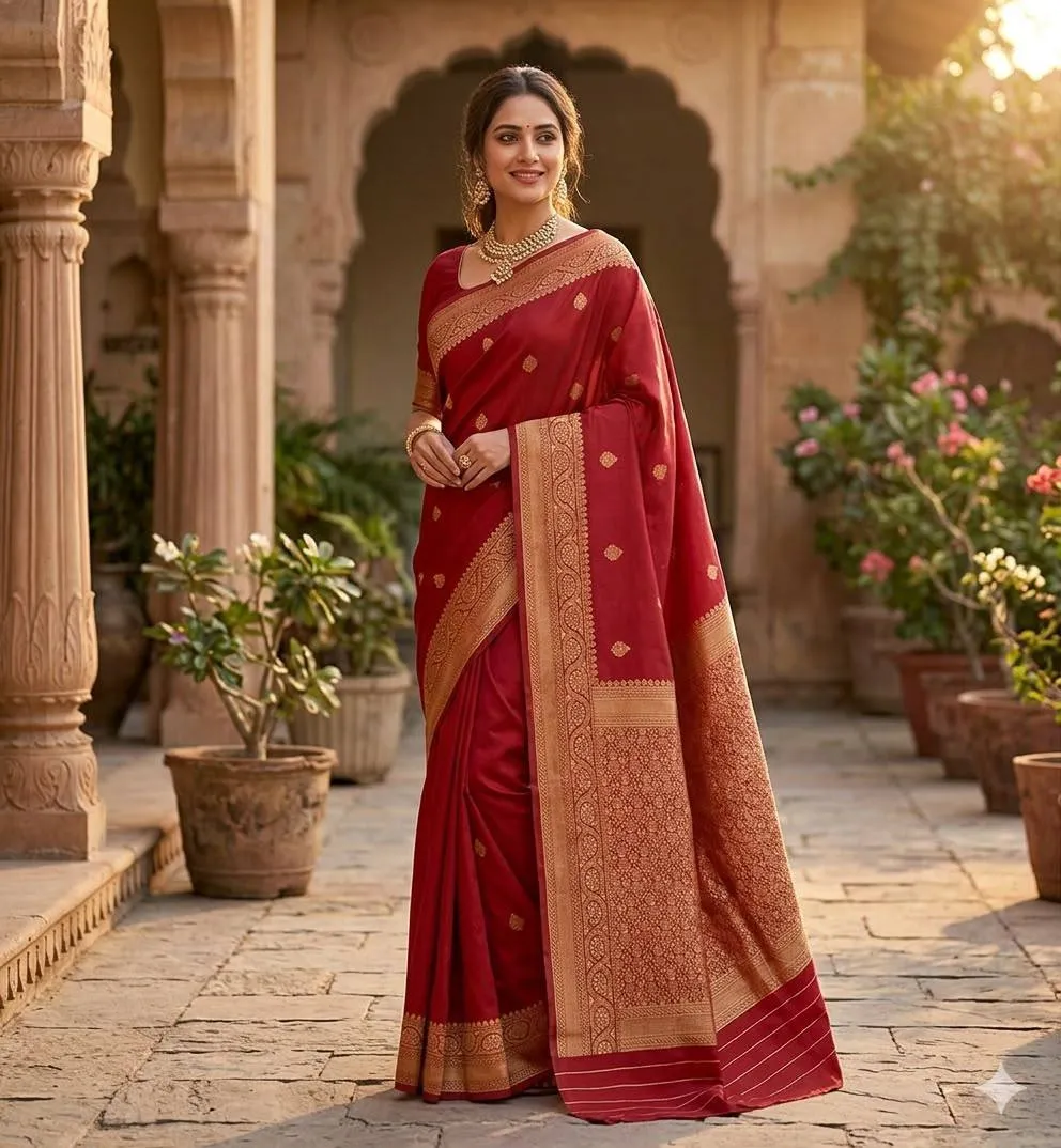 Laxmi 1115 Lichi Silk Trending Banarasi Saree
