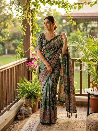 Laxmi 1117 Japan Silk Mirrors Work Party Wear Saree Collection