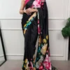 Launching WMN 7053 Satin Silk Printed Party Wear Saree Collection 2026