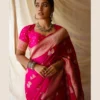 LFK 5344 Silk Zari Work Wedding Banarasi Saree Supplier in Surat