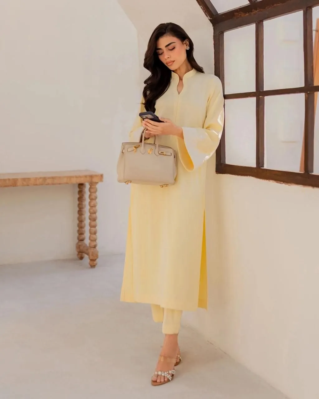 Zarin 197 Chanderi Sequence Embroidery Office Wear Readymade Dress