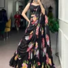 WMN 1254 Chiffon Printed Party Wear Ruffle Lehenga Choli