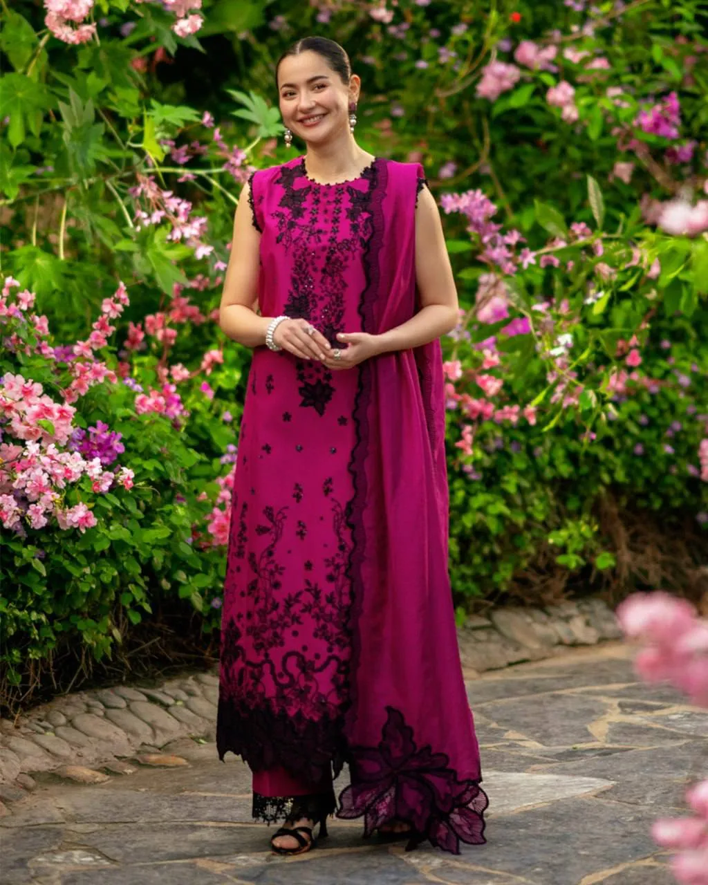 Deepika 1622 Roman Silk Thread Work Pakistani Long Kurti Set