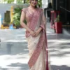 Deepika 631 Organza Silk Designer Sequence Party Wear Saree
