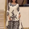 Sabina 1713 Georgette Sequence Embroidery Work Pakistani Supplier