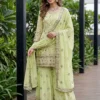 Launching DKT 5152 Georgette Embroidery Thread Wedding Pakistani Sharara Suit 2026