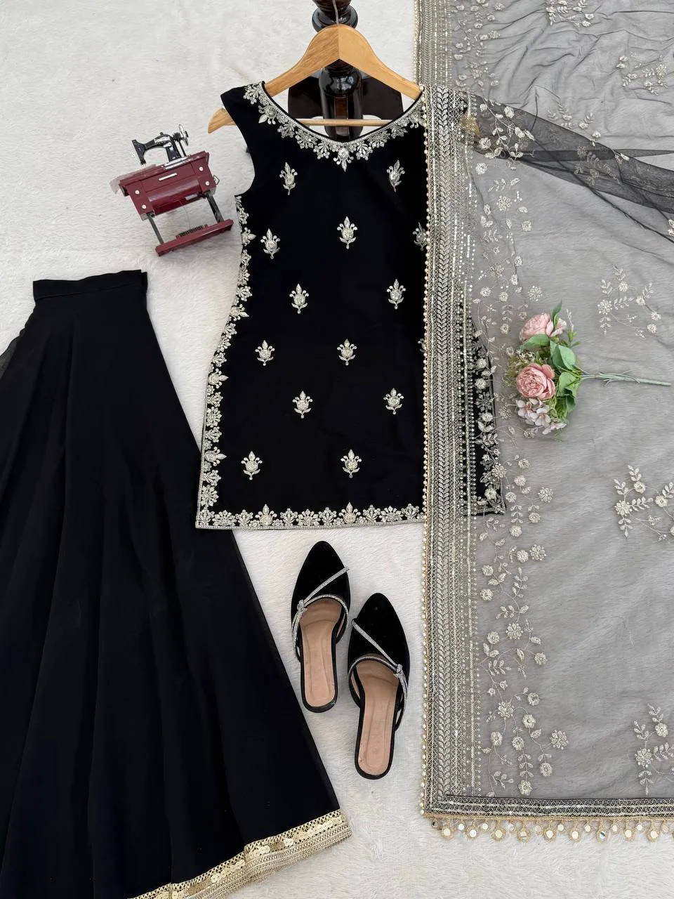 Stylish Deepika 1594 Georgette Sequnce Work Designer Party Wear Sharara Suit 2026