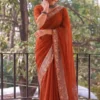 Latest RGS Arrival Viscose Chinon Jacquard Work Daily Wear Saree 2026