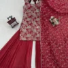 Stylish Deepika 5927 Simmer Silk Thread Sequence Party Wear Gharara Suit 2026
