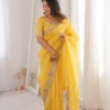 Launching RBC Virasat Gold Crush Silk Thread Work Party Wear Saree 2026