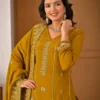 Stylish NFD 5064 Vichitra Hand Work Designer Party Wear Sharara Suit 2026