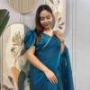 Latest SGT 239 Space Silk Party Wear Zip Gown Saree For Women 2026