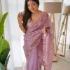 Latest RBC 5014 Organza Silk Sequence Embroidery Work Party Wear Saree 2026