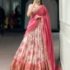 Launching WMN 1102 Dola Chex Printed Zari Weaving Work Lehenga Choli Online 2026