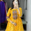 WMT 6062 Megha Gorgette Printed Mirror Work Skirt Navratri Kediya Style Collection