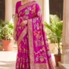 Laxmi 1086 Crepe Silk Weaving Work Wedding Saree Exporter in India