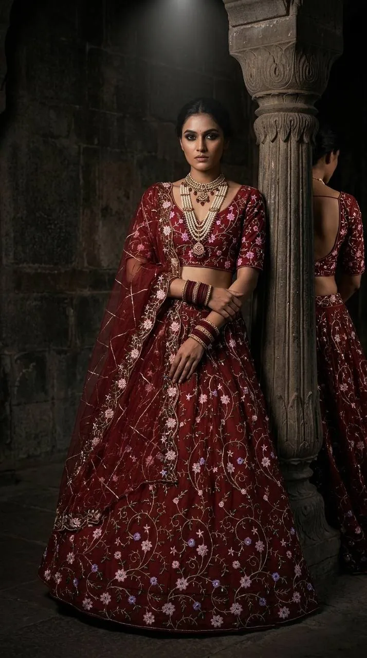 Launching SBD 1748 Net Sequence Embroidery Work Lehenga Choli Exporter Online 2026