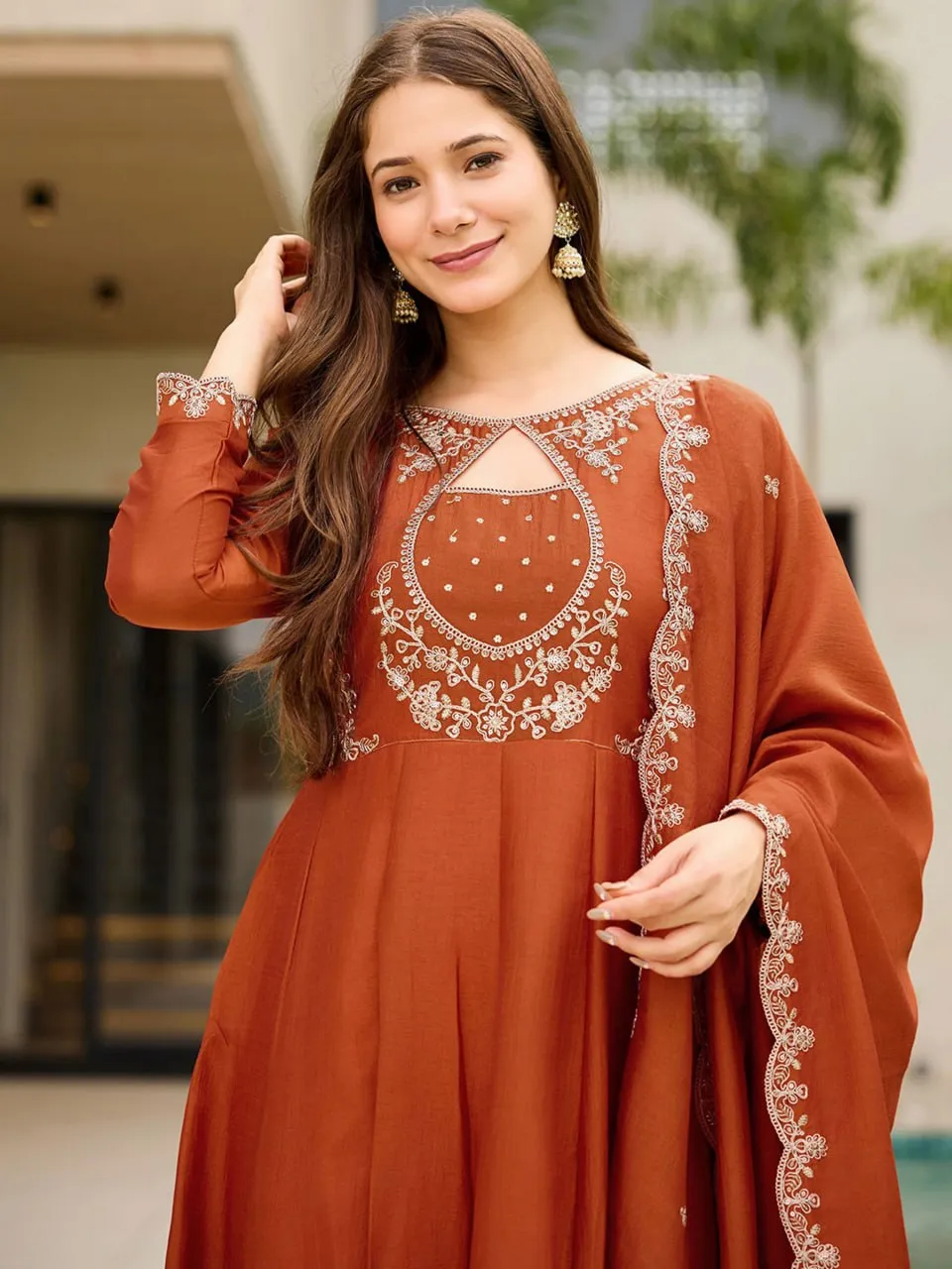 LFK 1001 Vichitra Party Wear Gown Wholesale Market in Mumbai