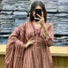 Beautiful Yasu Laheriya Cotton Ajarakh Printed Hand Work Readymade Dress 2026