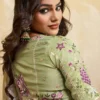 Latest Kiara Radha Krishna Party Wear Pure Kanjivaram Silk Work Saree 2026