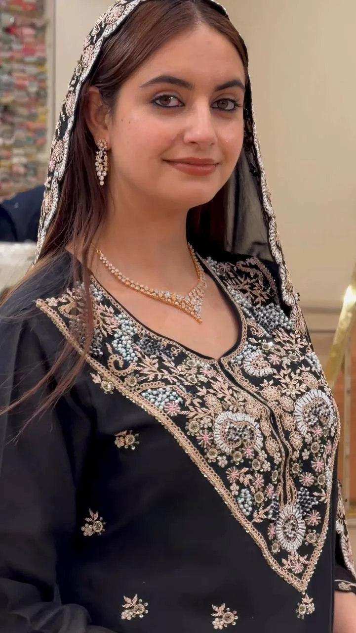 Launching Deepika 6031 Georgette Thread Sequence Work Party Wear Sharara Suit Dupatta 2026