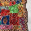 RBC Bluffy Chinon Silk Designer Kalamkari Printed Mirror Work Saree