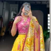 Beautiful WMN 1023 Georgette Printed Festival Yellow Lehenga Choli 2026