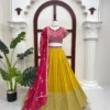 Stylish Deepika 401 Georgette Thread Sequence Work Designer Lehenga Choli 2026