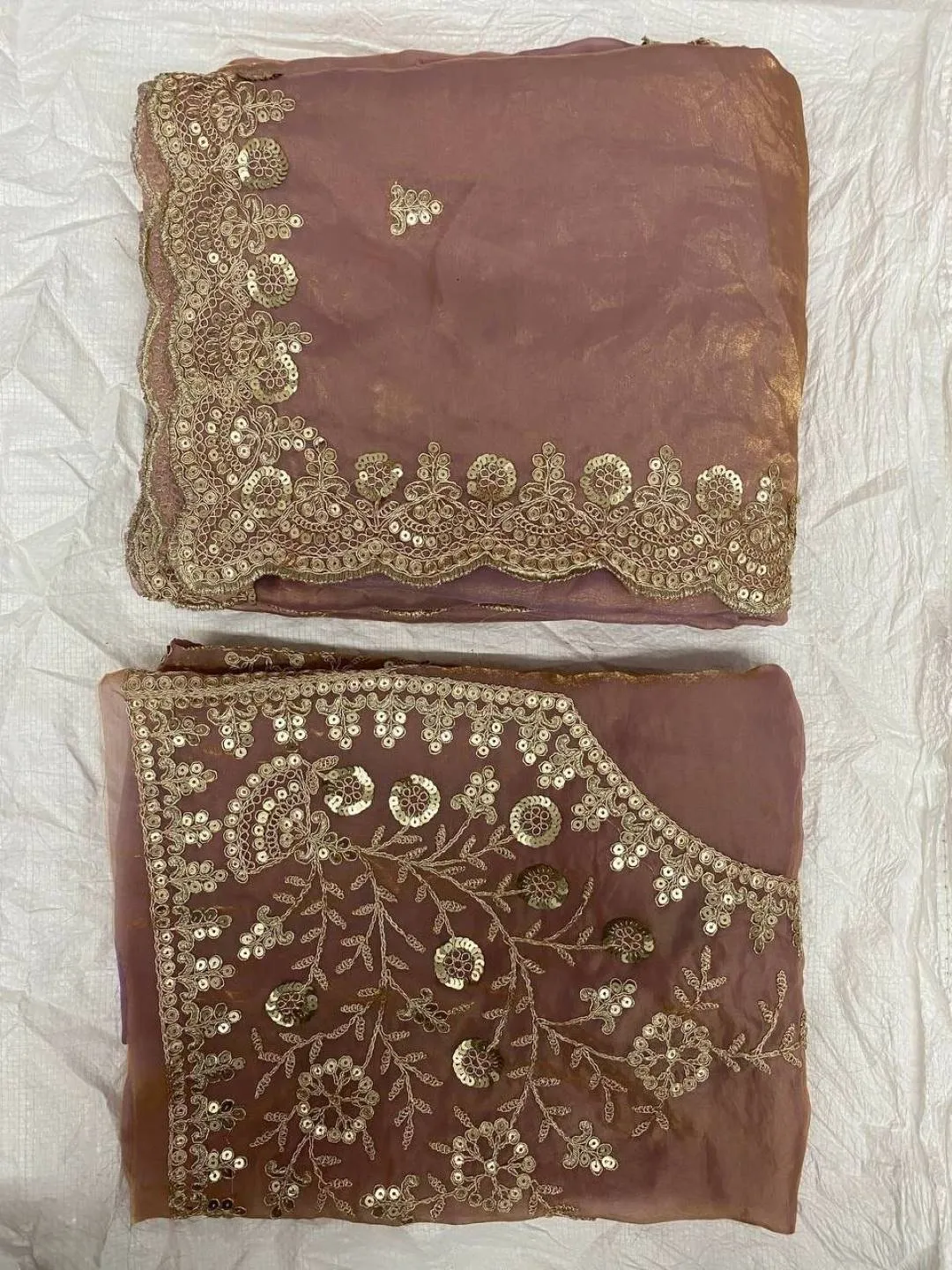 RC1 Spech Silk Sequence Embroidery Work Trending Wedding Saree