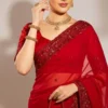 Latest RBC 6065 Satin Silk Designer Embroidery Work Party Wear Saree 2026