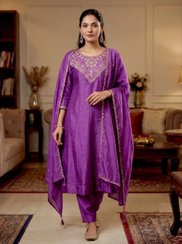 Latest ATQ Vichitra Embroidery Party Wear Readymade Dress Wholesale Market in Mumbai 2026