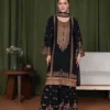 Stylish Sabina 890 Fendy Silk Embroidery Work Wedding Gharara Suit 2026