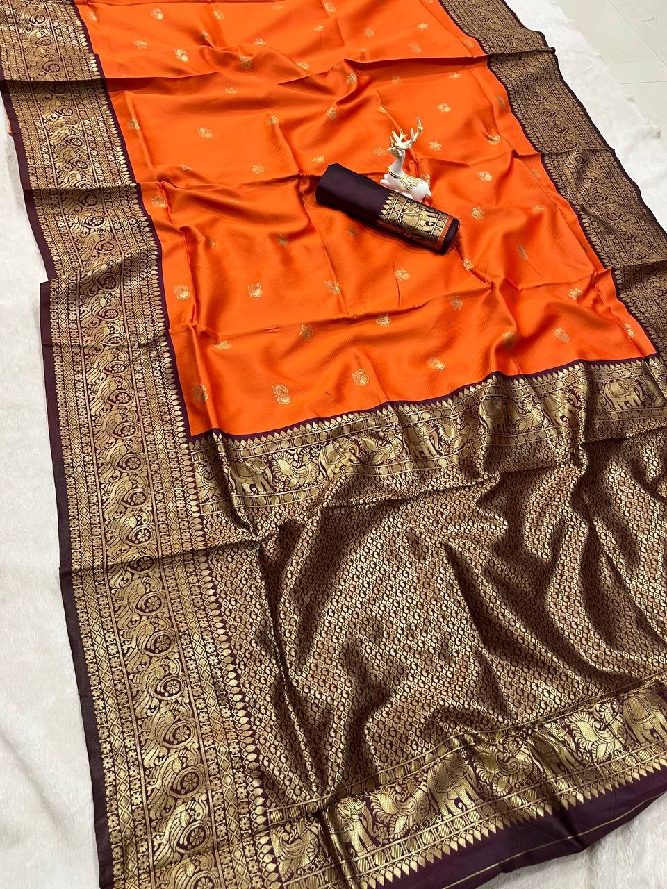 Laxmi 1109 Lichi Silk Banarasi Saree Manufacturers in India