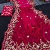 Beautiful Kusum 827 Apexa Fandy Chiffon Zari Thread Work Festival Saree 2026